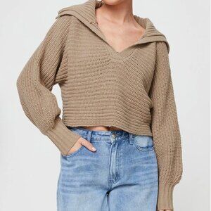 NWOT NA-KD beige cute pullover